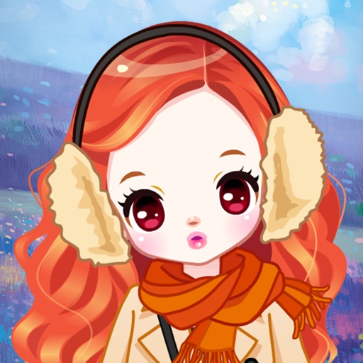 Spring Fashion Girl Dressup Salon Icon