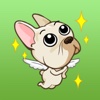 Funny Frenchie Puppy Sticker