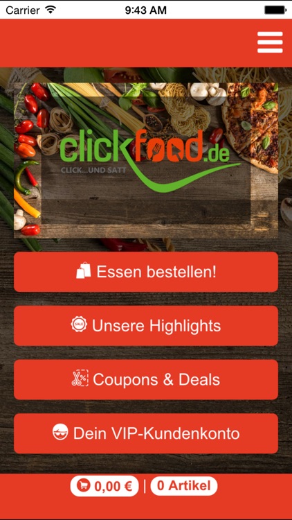 Clickfood Pizza Shop