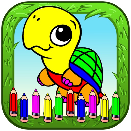 Animal Coloring Book Kids Games iOS App