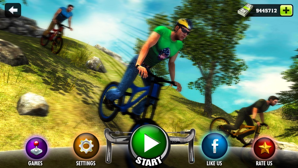 #1. Crazy Off road Mountain Bicycle Rider Simulator 3D (iOS) بواسطة: Muhammad Usman Shah