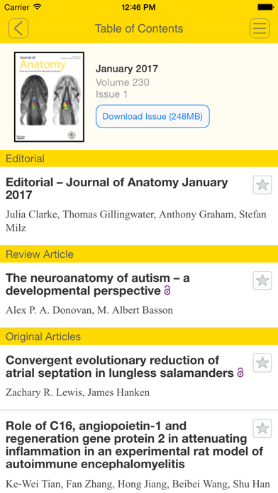 How to cancel & delete Journal of Anatomy from iphone & ipad 2