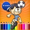 Sports Action Coloring Pencils Games For Kindergarten