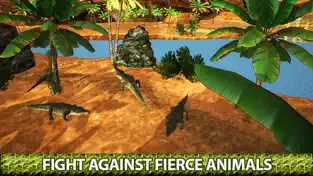 Captura 2 enojado simulador de cocodrilo 3D - cocodrilo salv iphone