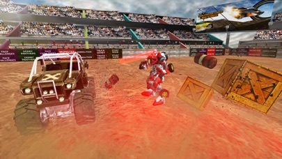 Screenshot #3 pour Robot vs Monster Trucks War