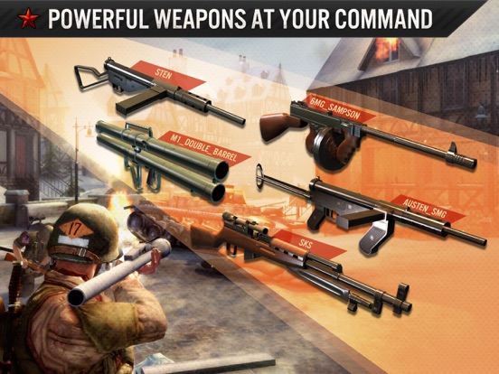 Frontline Commando: WW2 Shooter iPad app afbeelding 2