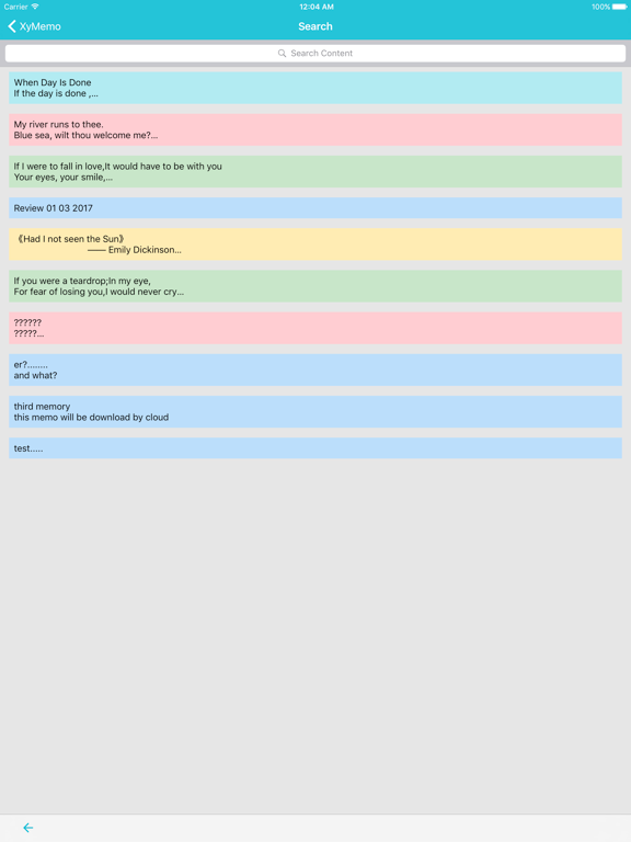 Screenshot #6 pour XyMemo