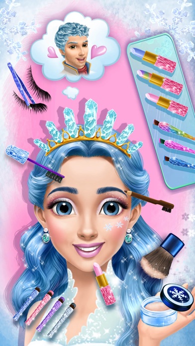 Princess Gloria Ice Salon - Frozen Beauty Makeover screenshot 4