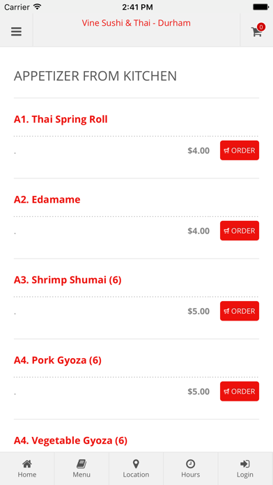 How to cancel & delete Vine Sushi & Thai - Durham from iphone & ipad 2