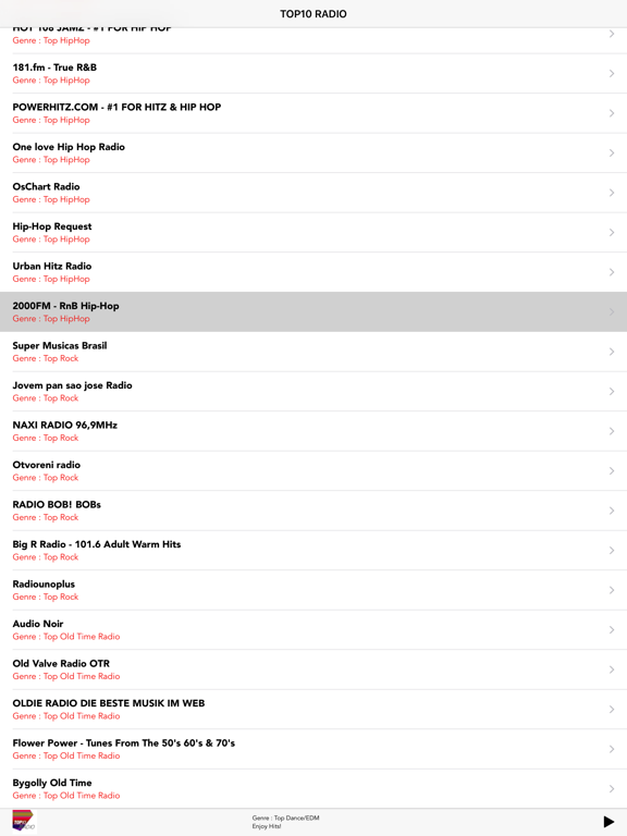 Screenshot #5 pour Top 10 Radio:Online Internet FM LIVE stations Free