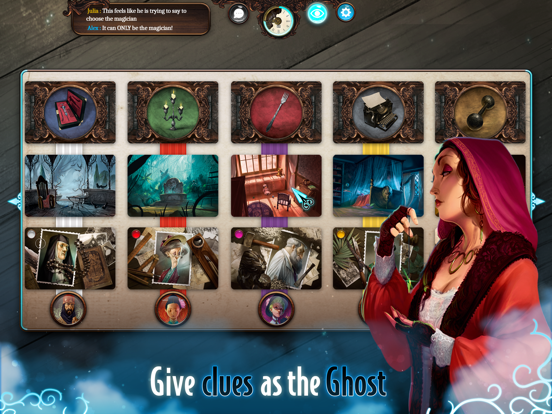 Mysterium: A Psychic Clue Game iPad app afbeelding 4