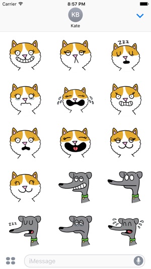 Love Dog & Cat. Stickers Pack(圖2)-速報App