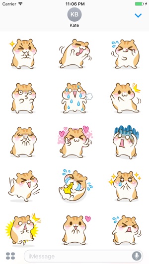 Hendrix The Little Hamster Sticker(圖1)-速報App