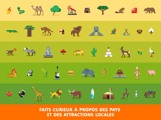 Screenshot #6 pour National Giraffic: pays, capitales, drapeaux