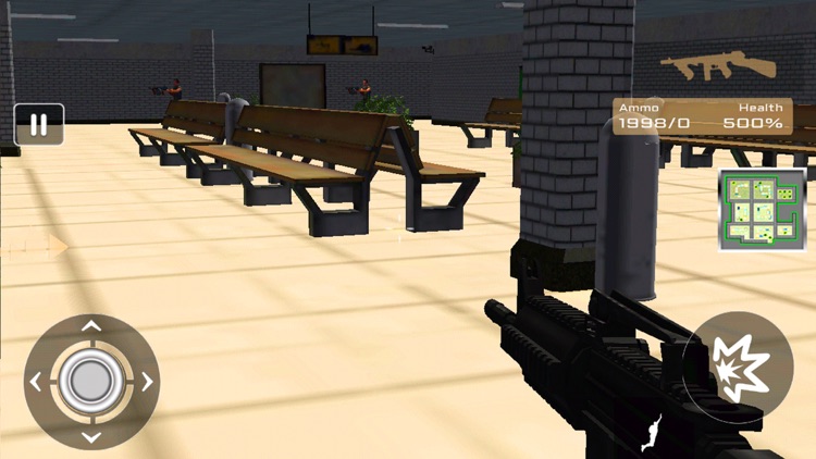 3D Subway Terrorist Attack & Army Shooter Games