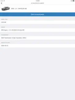 Car Parts for Chrysler - ETK Spare Parts Diagrams iPad image 1