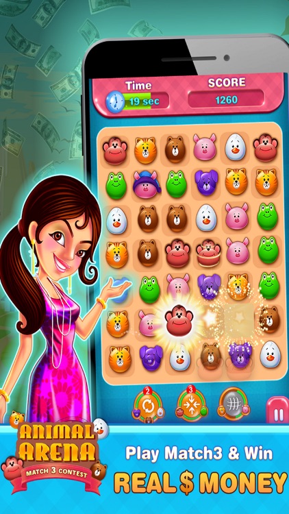 Animal Arena : Match 3 Contest