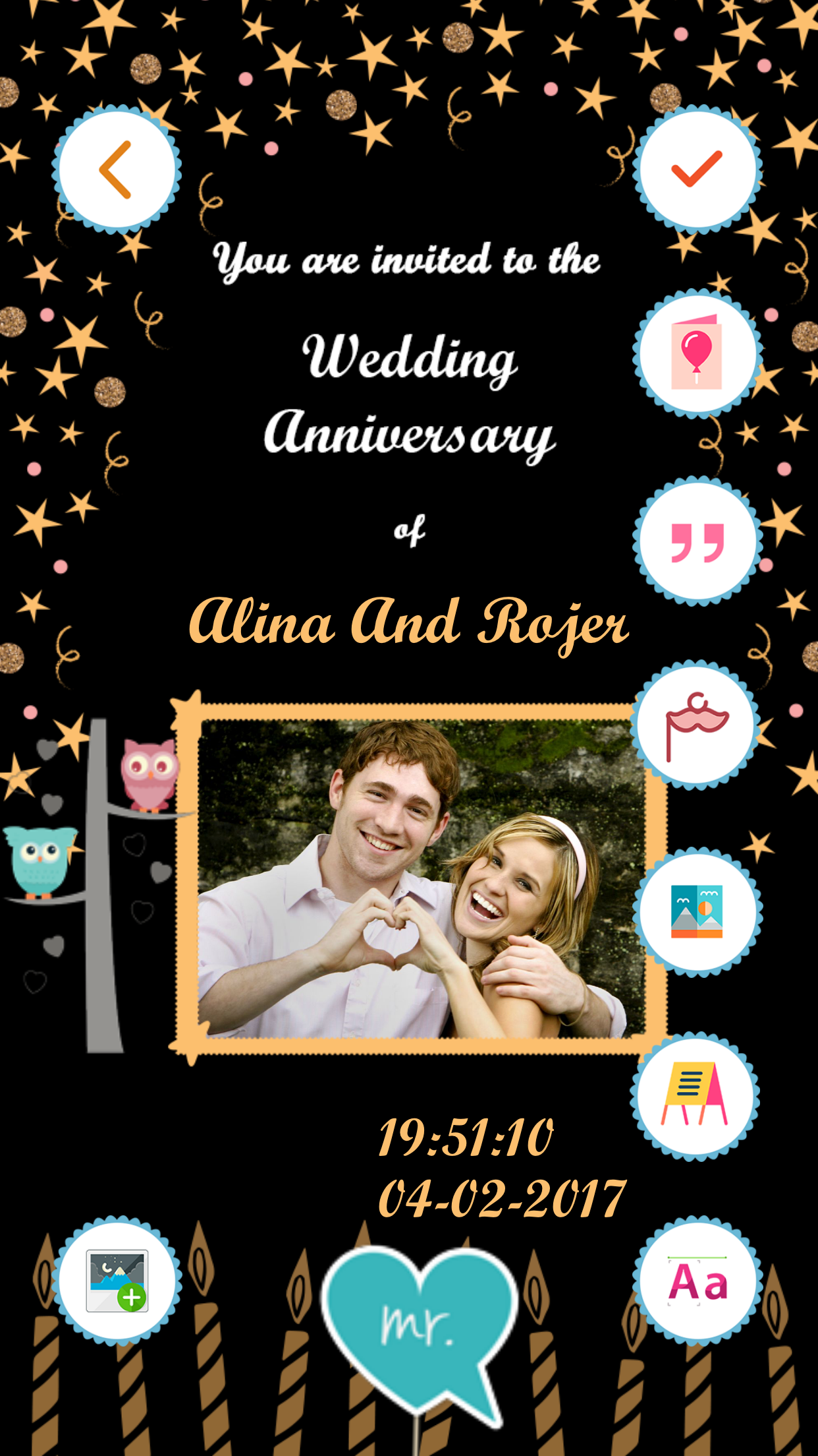 Anniversary Invitation Card Maker screenshot 3