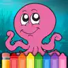 Children Ocean Fish Coloring Page - Games for kids App Delete