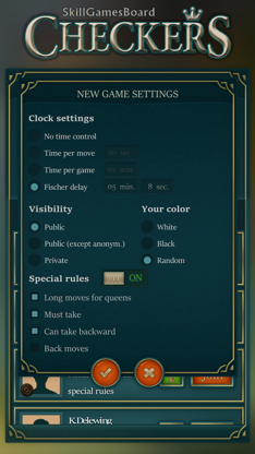 Checkers by SkillGamesBoard screenshot 2