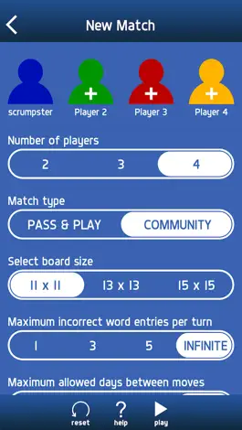 Game screenshot SCRUMPIT - a scrabble/crossword style board game hack