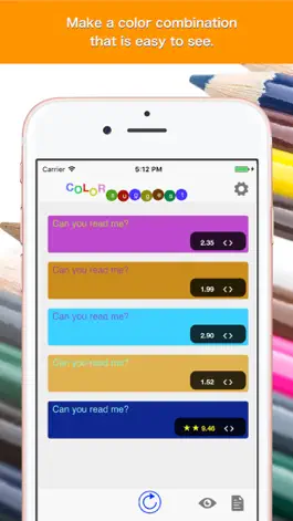 Game screenshot Color Suggest - Easy-to-see color combinations mod apk