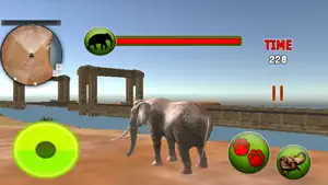 Jungle Wild Elephant Life - Animals Game screenshot #4 for iPhone