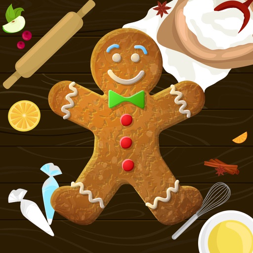 Gingerbread Maker ~ Cookie Design ~ Cooking Games iOS App