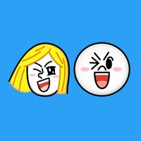 JAMES & MOON Emoji Stickers - LINE FRIENDS app icon - Stickers app for iPhone