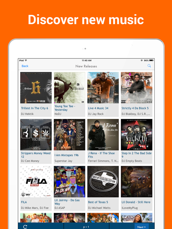Screenshot #6 pour GetItLive - rap/hiphop livemixtapes & radio