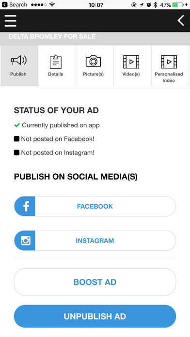 App screenshot