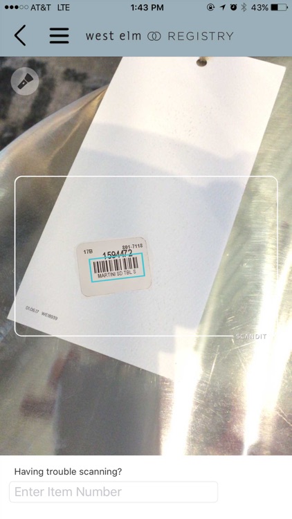 west elm registry