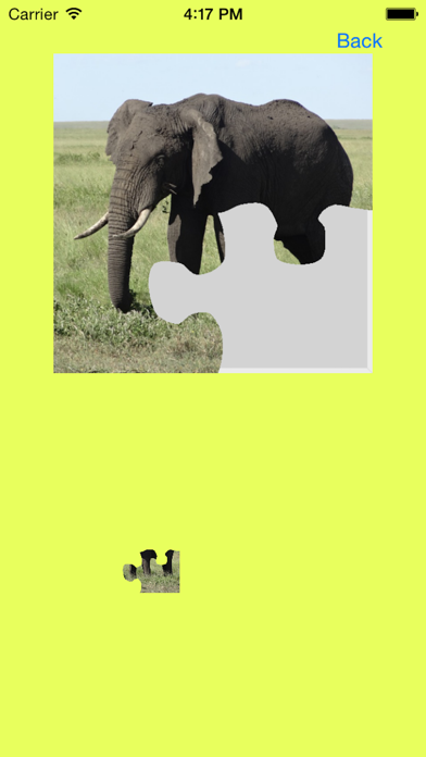 Screenshot #2 pour Elephants Jigsaw Puzzles with Photo Puzzle Maker