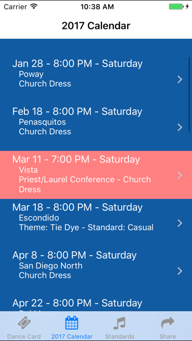 Screenshot #2 pour Stake Dance Card