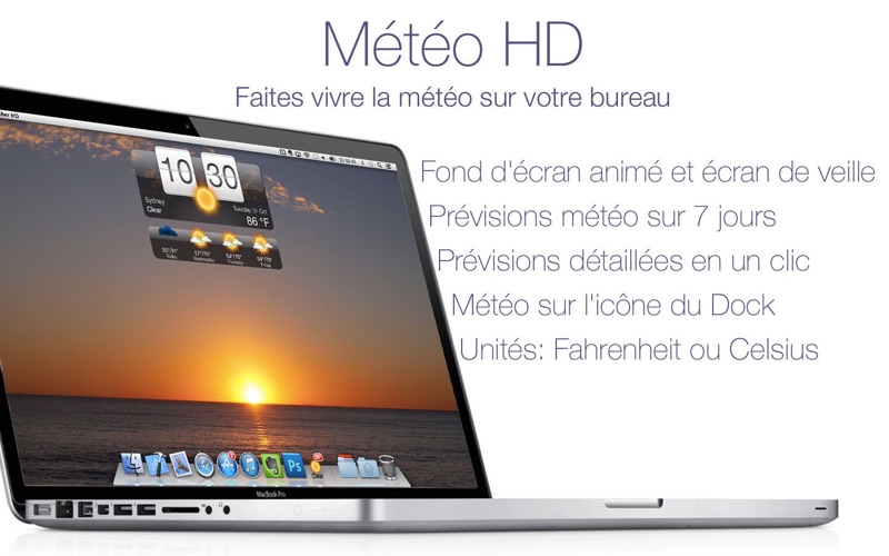 Screenshot #1 pour Météo HD & Fonds d’écran Pro