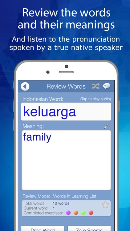 Learn Indonesian Audio FlashCards