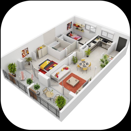 Home Designs - Interior 3D icon