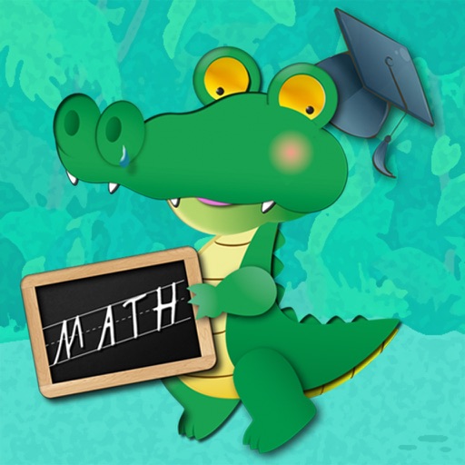 Croco Math - Your Math Teacher is a cute Crocodile iOS App