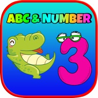 ABC and Number Kids Coloring Book Vocabulary Puzzle