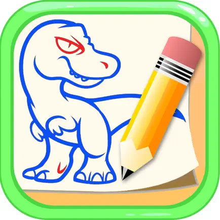 How to Draw Dinosaurs - Dino Drawing and Coloring Cheats