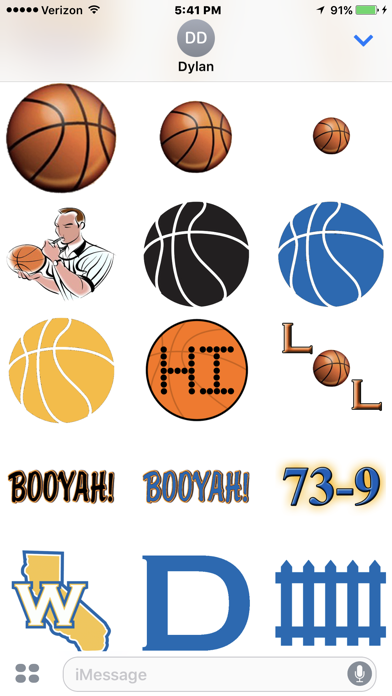 Warriors Basketball Stickers Screenshot 3 - AppWisp.com Warriors Basketball Stickers Screenshot 3 - AppWisp.com