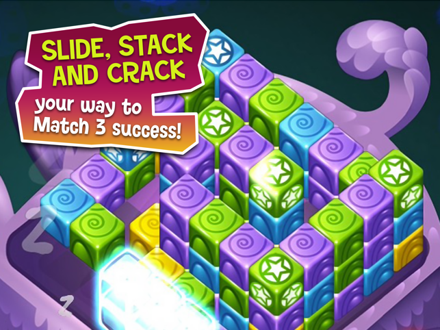 ‎Cubis Creatures: Match 3 Games Screenshot