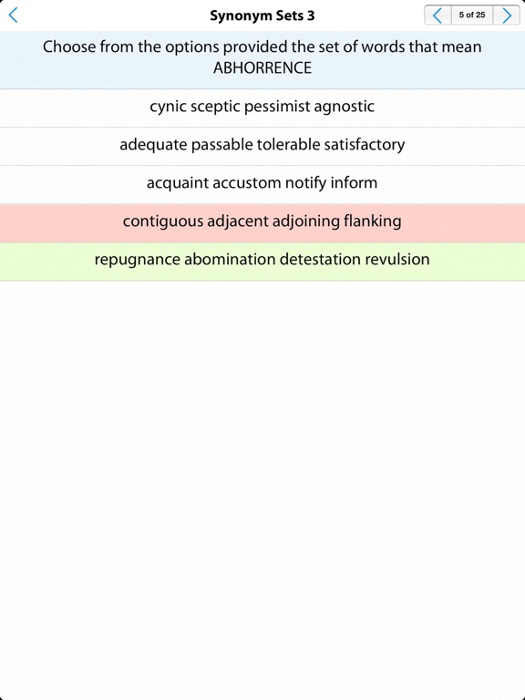 Screenshot #6 pour 11+ Vocab Builder by The Tutors