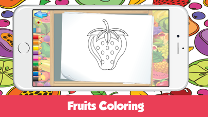 Screenshot #3 pour abc Alphabet Fruit Vocabulaire Coloration Des jeux