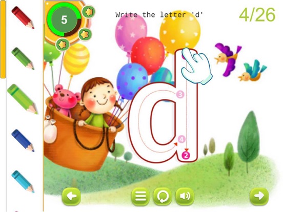 ABC Tracing English Alphabet Letters for Preschool iPad screenshot