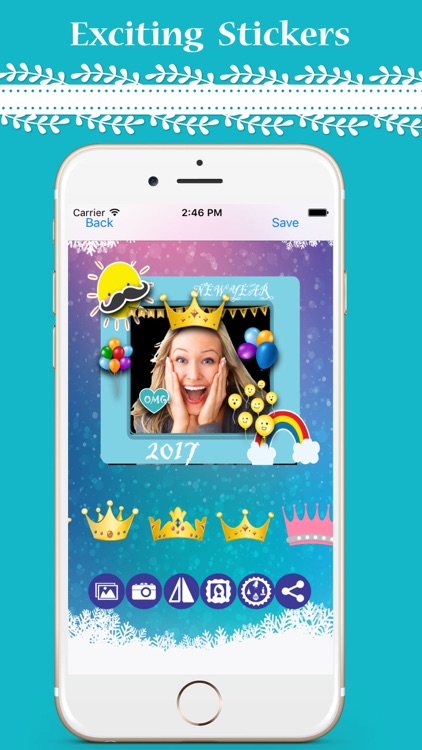 Happy New Year Photo Frames - New Year 2017 Frames screenshot-4