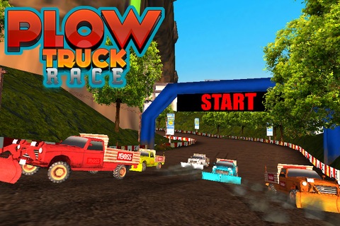 Plow Truck Race Free - Offroad Monster Truck Race screenshot 4