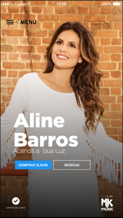 How to cancel & delete Aline Barros - Oficial from iphone & ipad 1