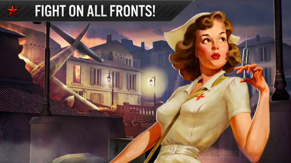 #4. Frontline Commando: WW2 Shooter (iOS) Podle: Glu Games LLC