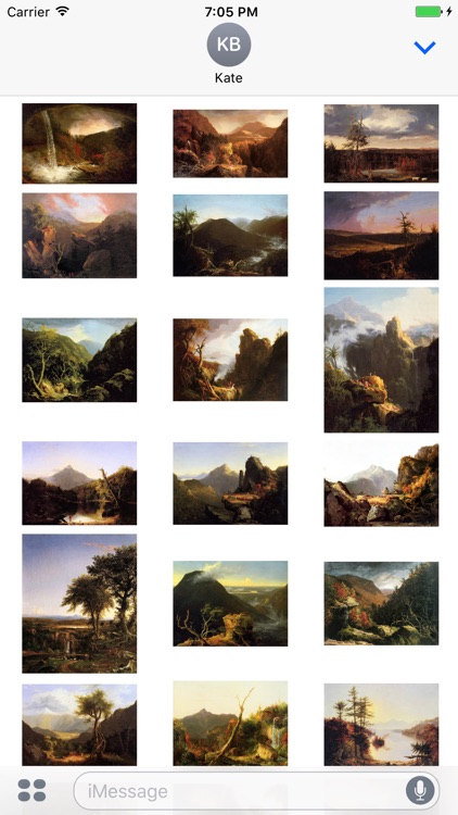 Thomas Cole Artworks Stickers